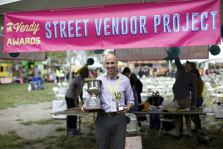 Sean Basinski of Street Vendor Project. Photo by Clay Williams