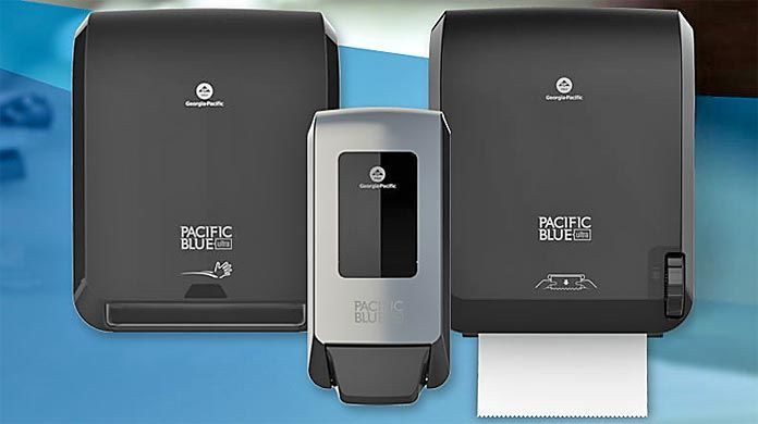Georgia Pacific (GP) PRO's Pacific Blue Ultra™ Paper Towel and Soap DIspensers
