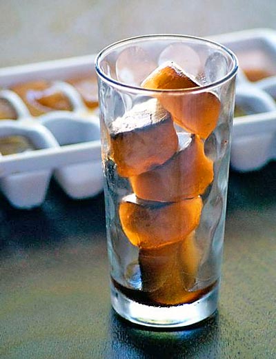 Summer Coffee Ice Cubes coffee beans