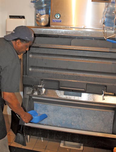 Ice machines cubes handling health code violations