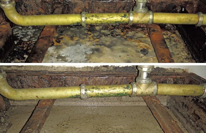 plumbing risks microbial treatment