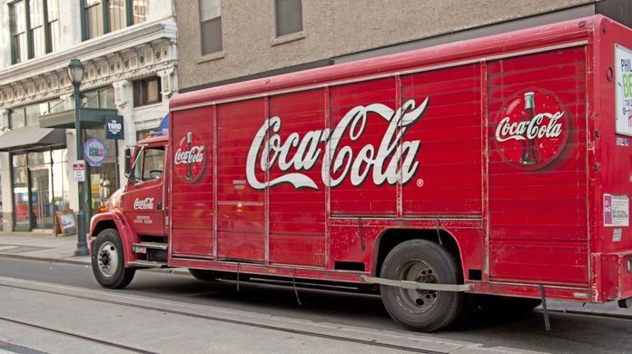 Liberty Coca-Cola Coke truck