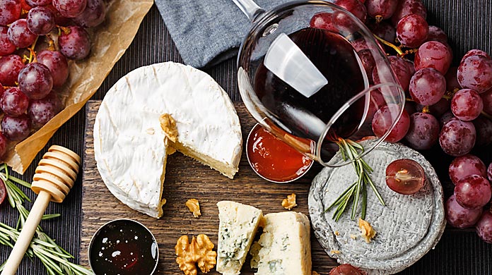 Cheese and wine pairings