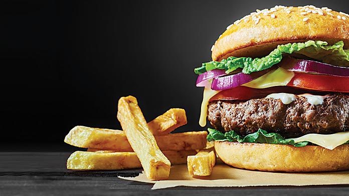 concession burger fries ventless heaven