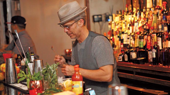 Bartender Michael Neff at Cottonmouth Club