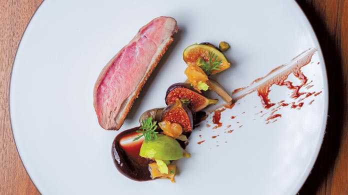 Alfred Portale Duck with figs