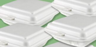 polystyrene foam food containers