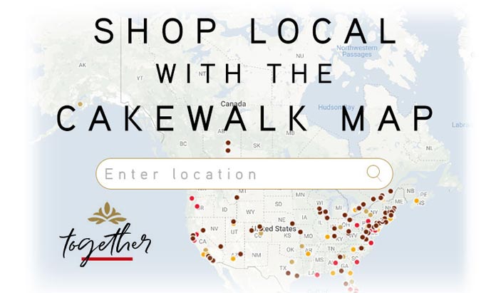 Valrhona Cakewalk Map