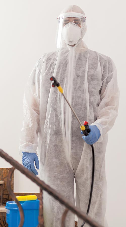 disinfectation PPE