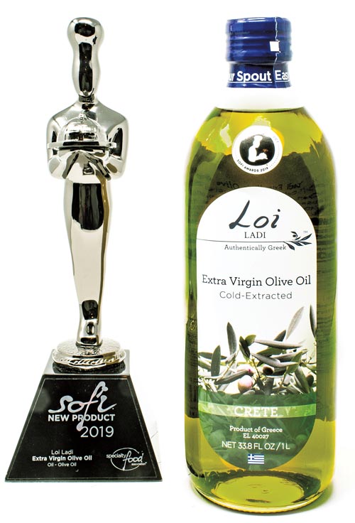 Maria Loi’s full line of Loi branded products from Greece and Europe for restaurants, retail, and foodservice features award-winning extra virgin olive oil