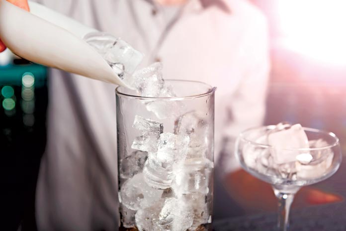 ice for cocktails