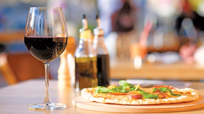 winery foodservice pizza restaurant