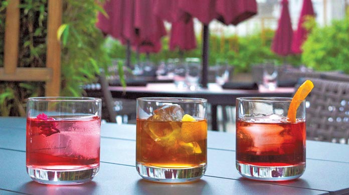 Ai Fiori Sky Terrace cocktail menu