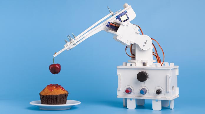 food frying robot