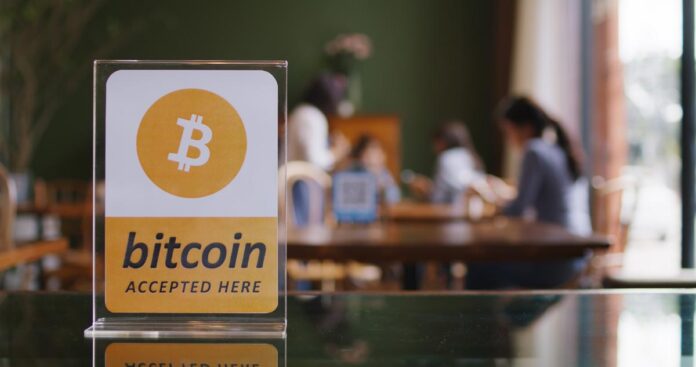 cryptocurrency bitcoin blockchain restaurant