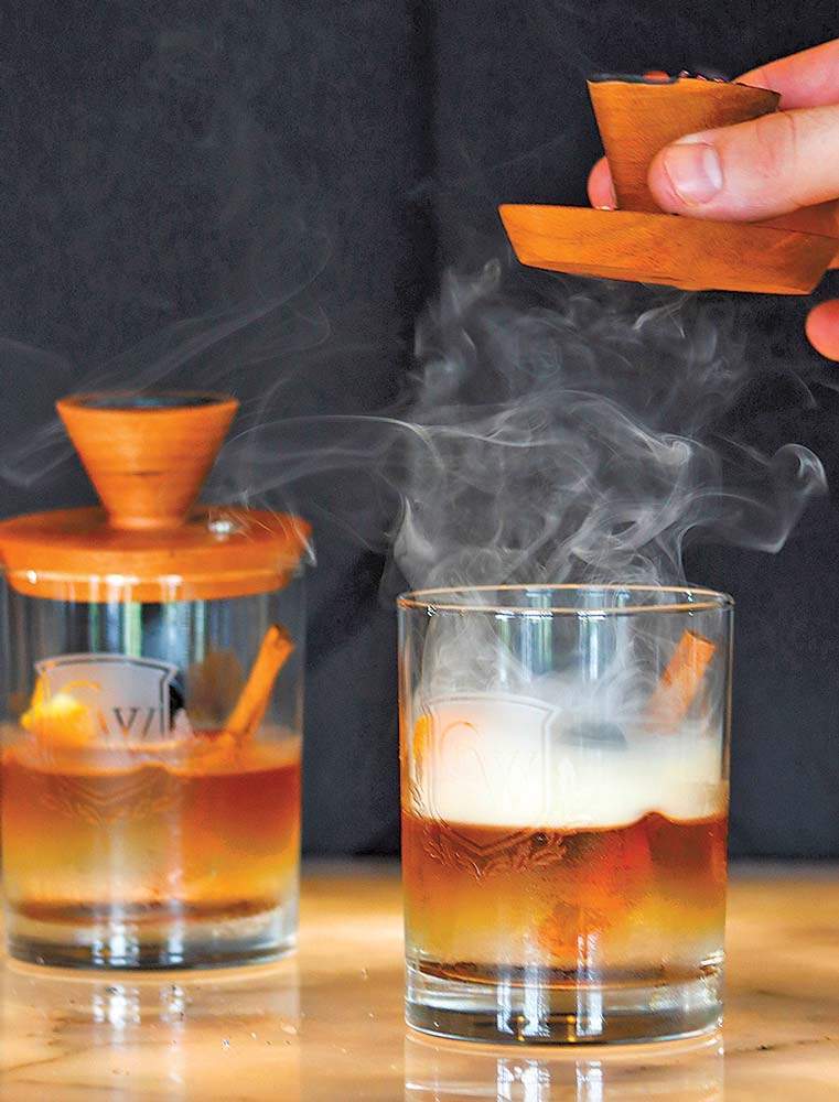 Campfire Old Fashioned Cocktail