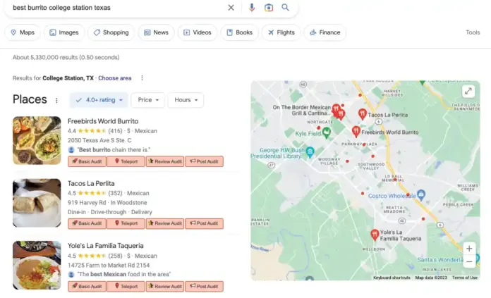Google Search Business Profile