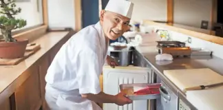 Commercial Refrigeration chef Japanese sushi restaurant
