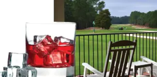 country club ice cubes cocktail drink