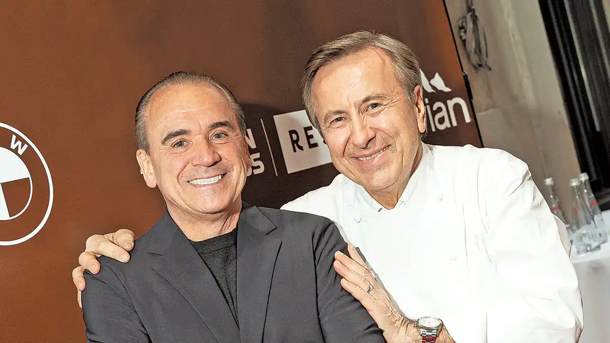 Chef Jean-Georges Vongerichten and Chef Daniel Boulud