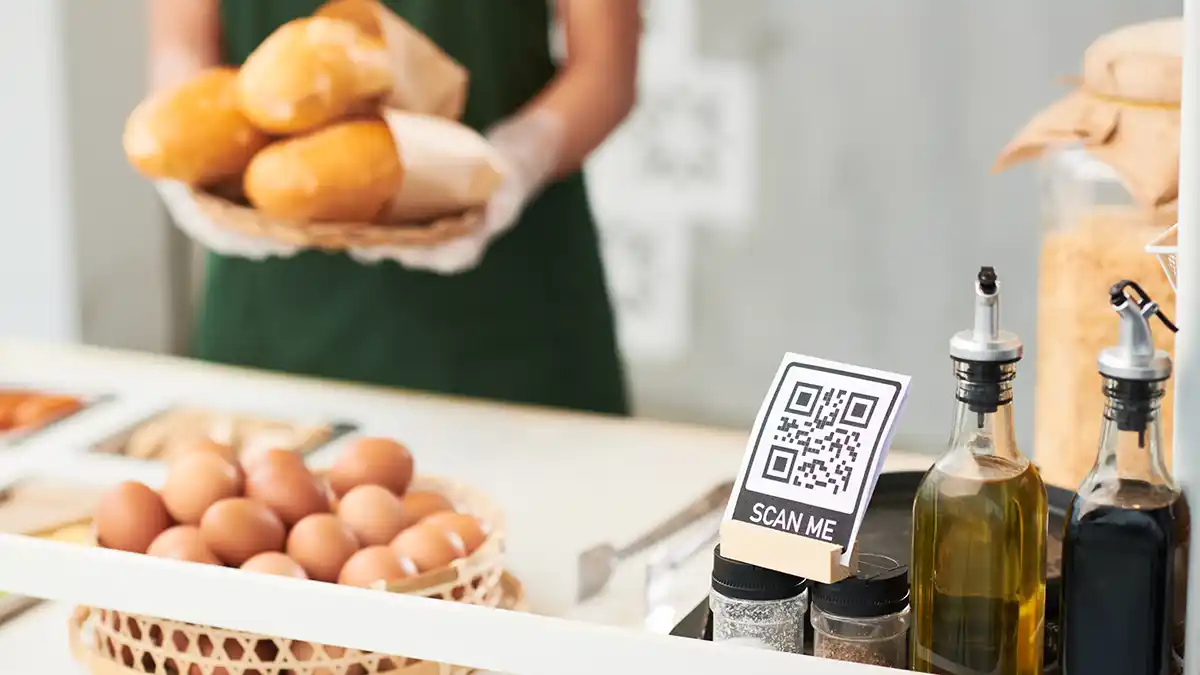 QR code for online payments