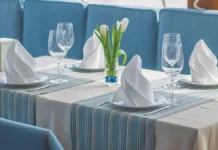 restaurant tablecloths table settings linen