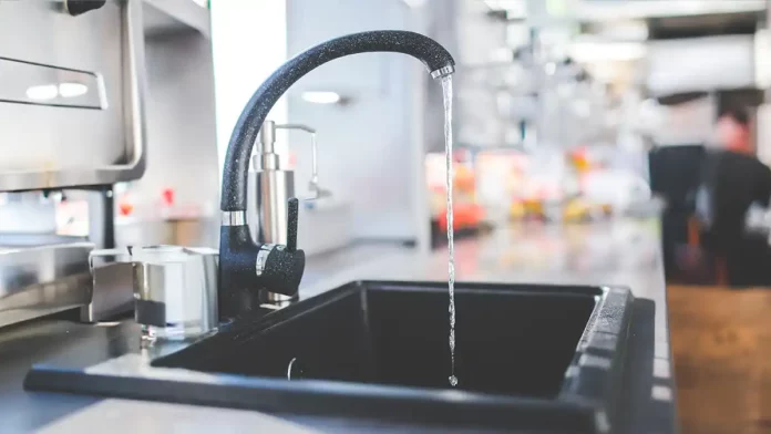 tap water sink restaurant kitchen
