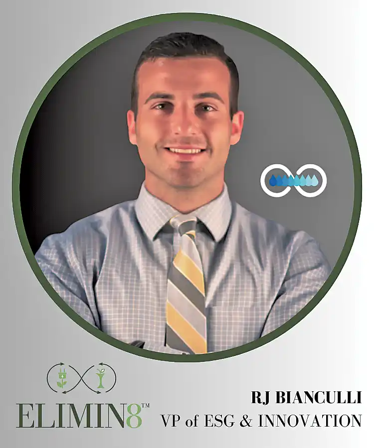 RJ Bianculli VP of ESG & Innovation Elimin8