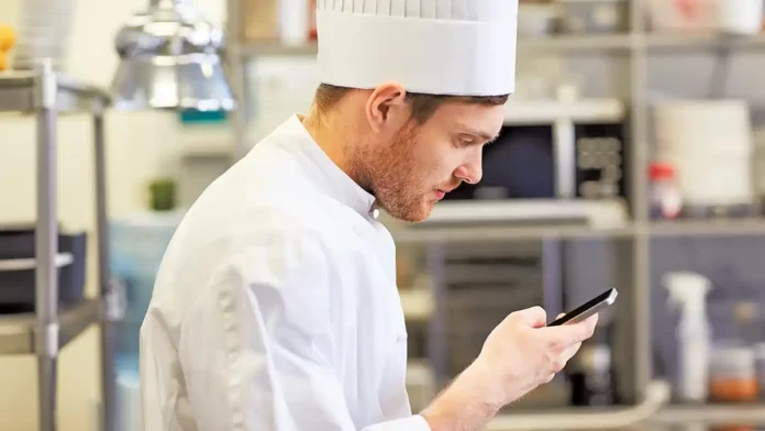Chef smartphone personal account privacy protections