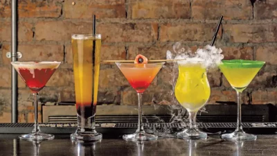 seasonal drink menu bar cocktails